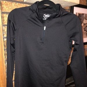 Justice half zip up